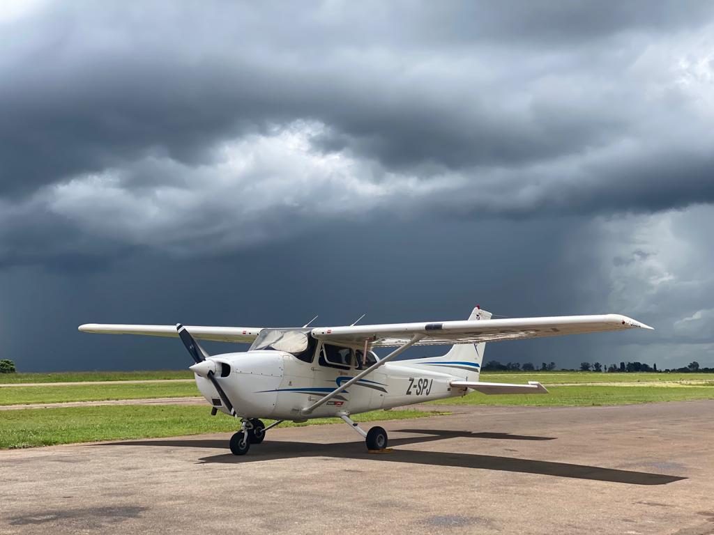 Cessna 172 at Charles Prince Airport